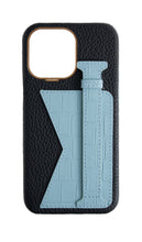 Matte Light Blue Embossed Duo Crocodile Case