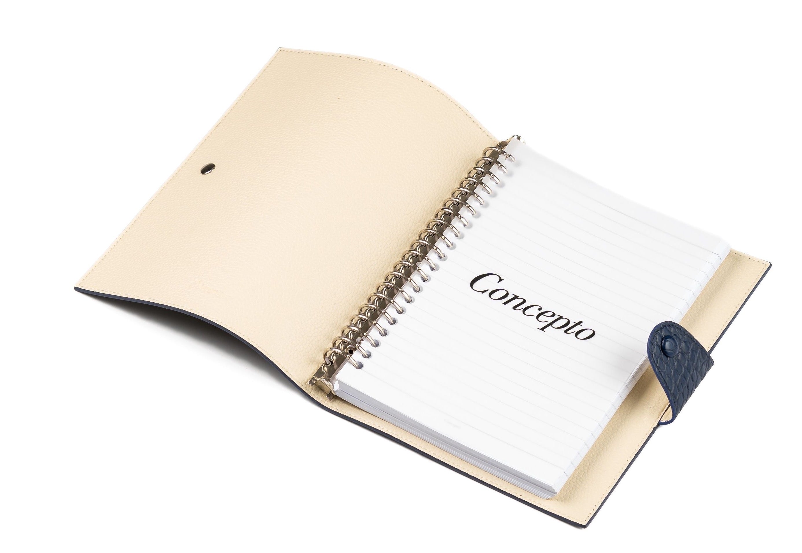 Navy / White Notebook