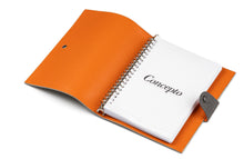 Grey / Orange Notebook