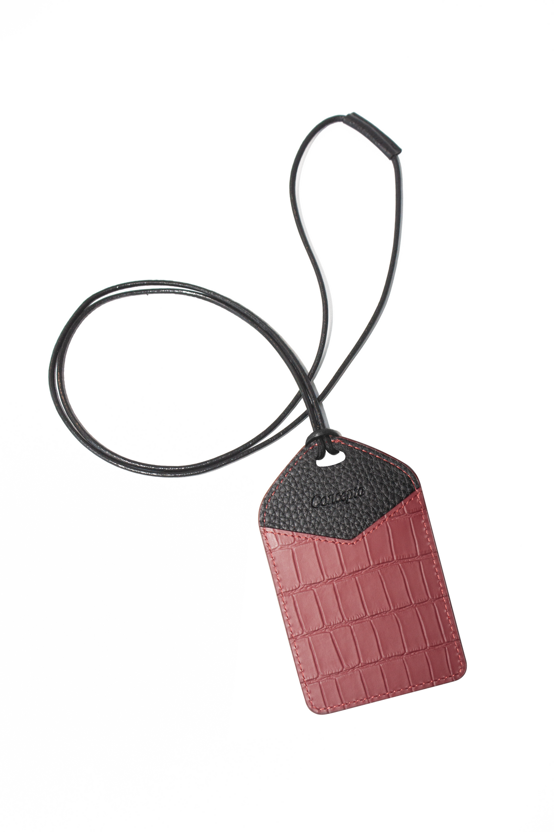 Maroon ID Holder