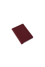 Maroon / White Passport Holder