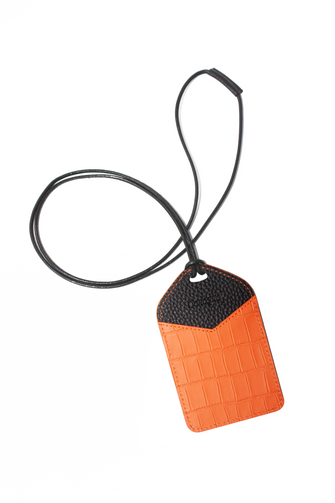 Orange ID Holder