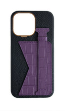 Matte Purple Embossed Duo Crocodile Case