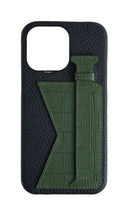 Midnight Green Embossed Duo Crocodile Case