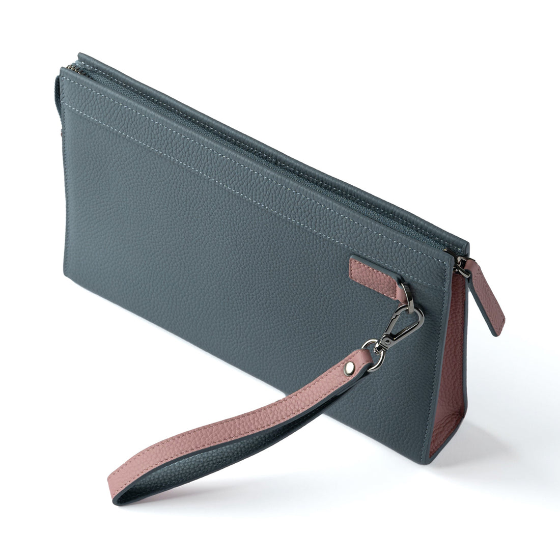 Sky Blue / Pink Clutch