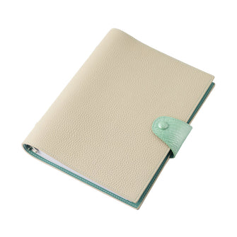 White / Sky Blue Notebook