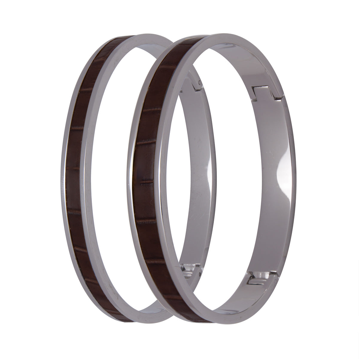 Dark Brown Genuine Crocodile Bracelet