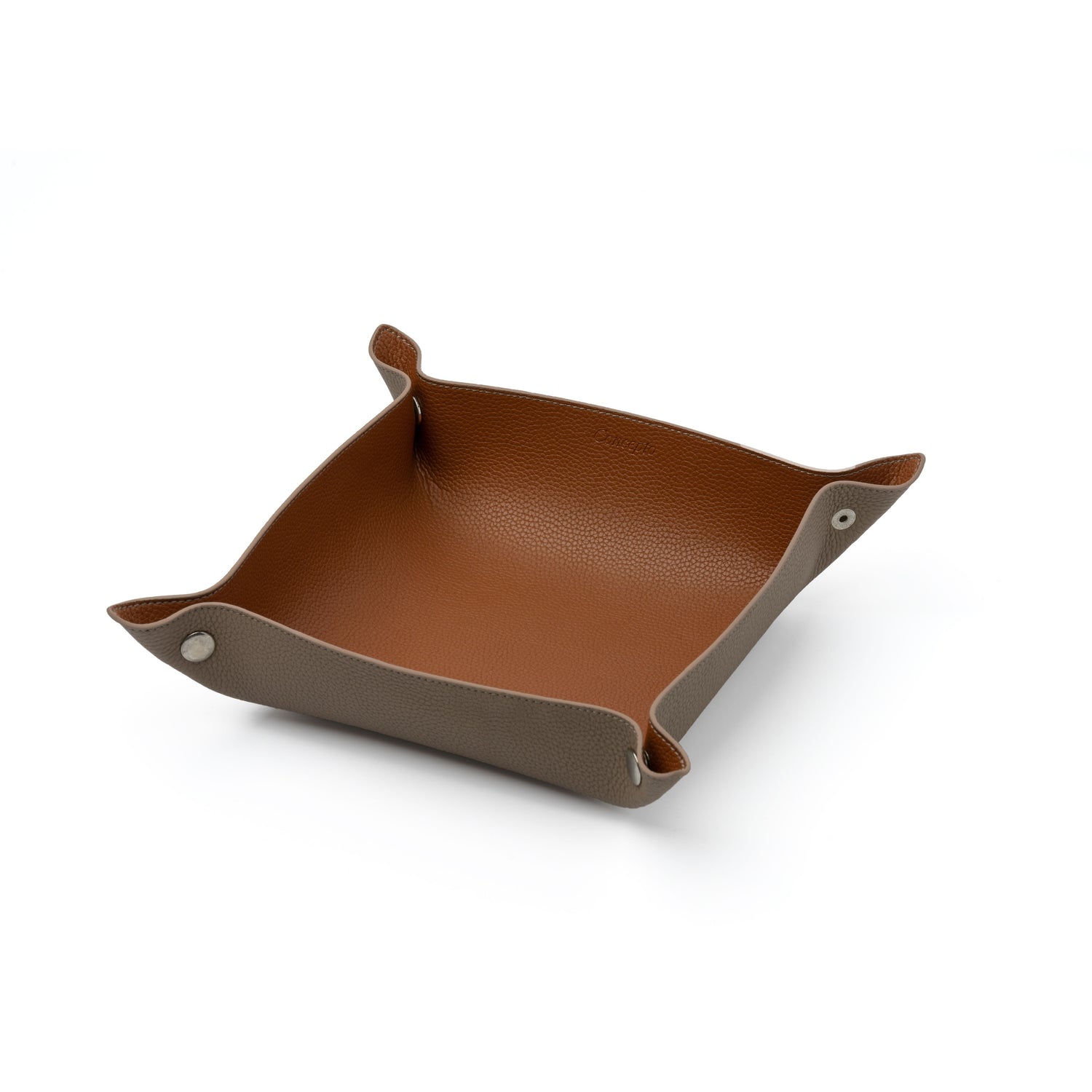 Peanut / Brown Leather Tray