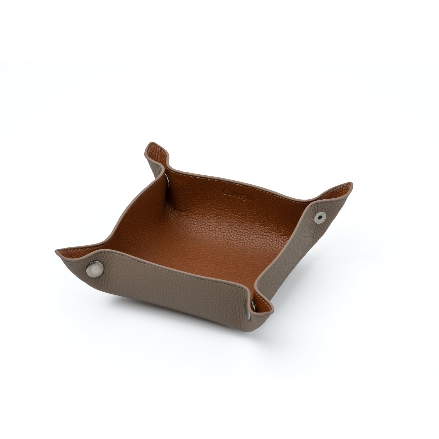 Peanut / Brown Leather Tray