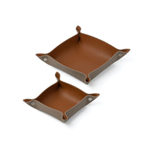 Peanut / Brown Leather Tray