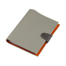 Grey / Orange Notebook