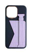 Matte Lilac Embossed Duo Crocodile Case