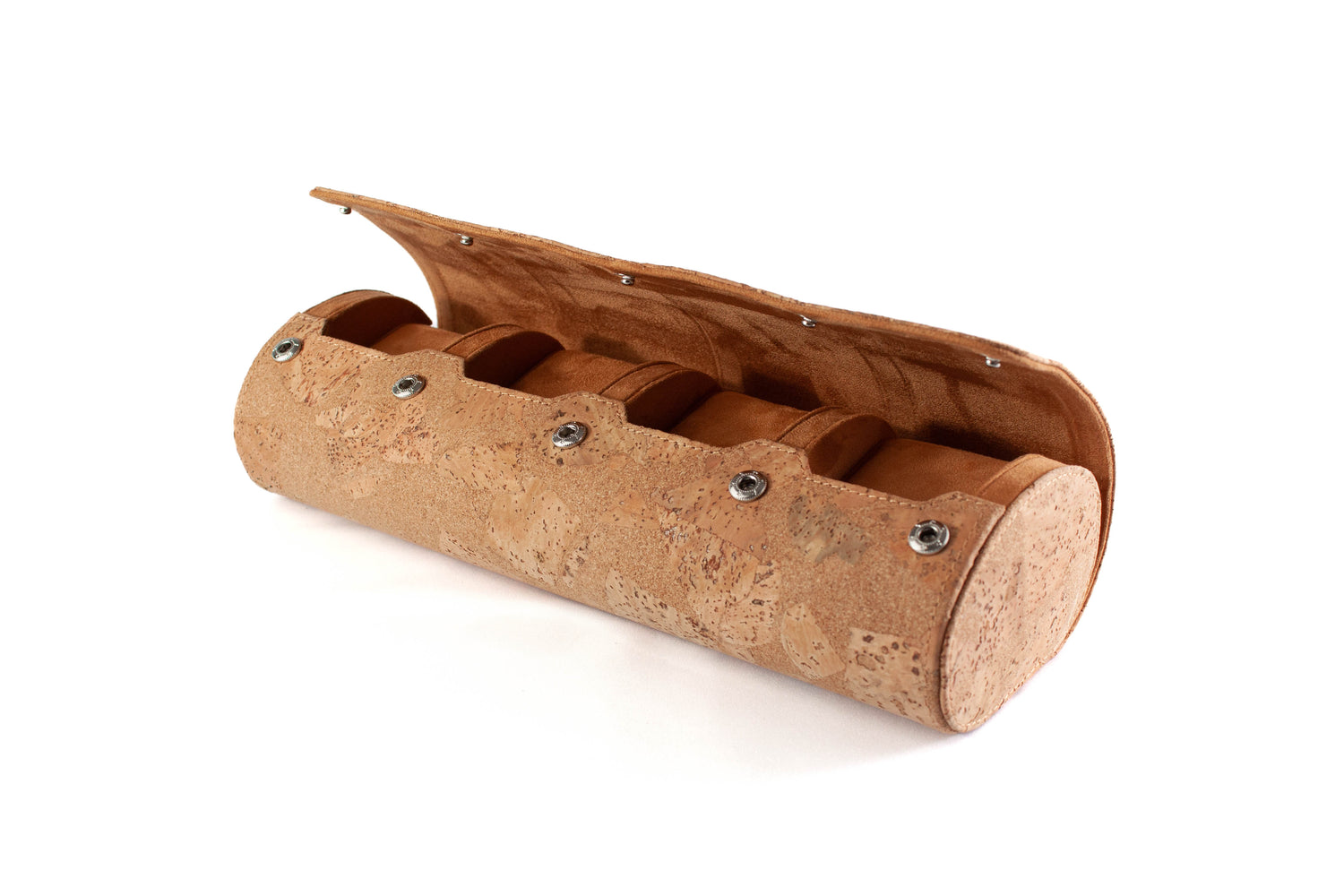 Recycled Wood Cork Watch Roll