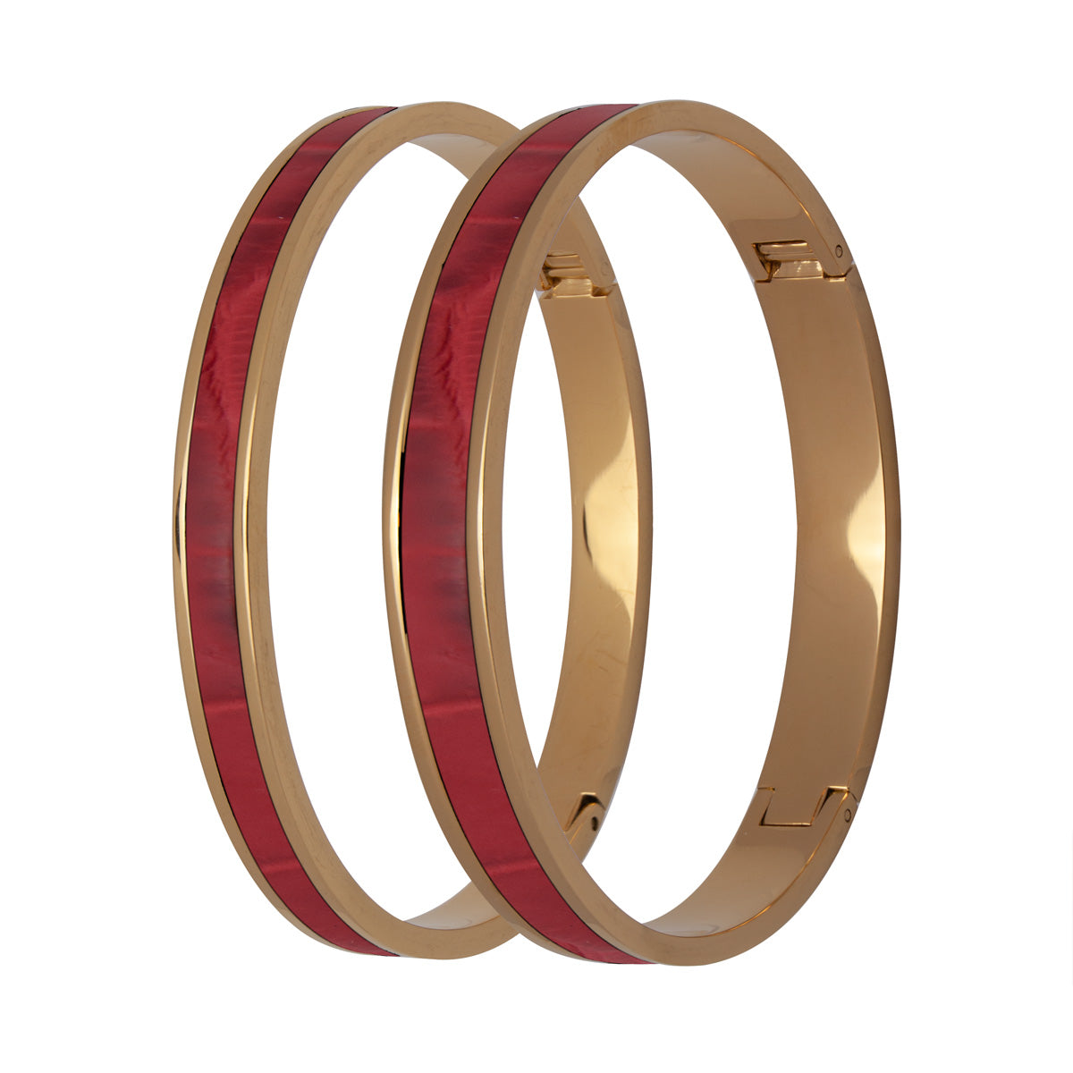 Red Genuine Crocodile Bracelet