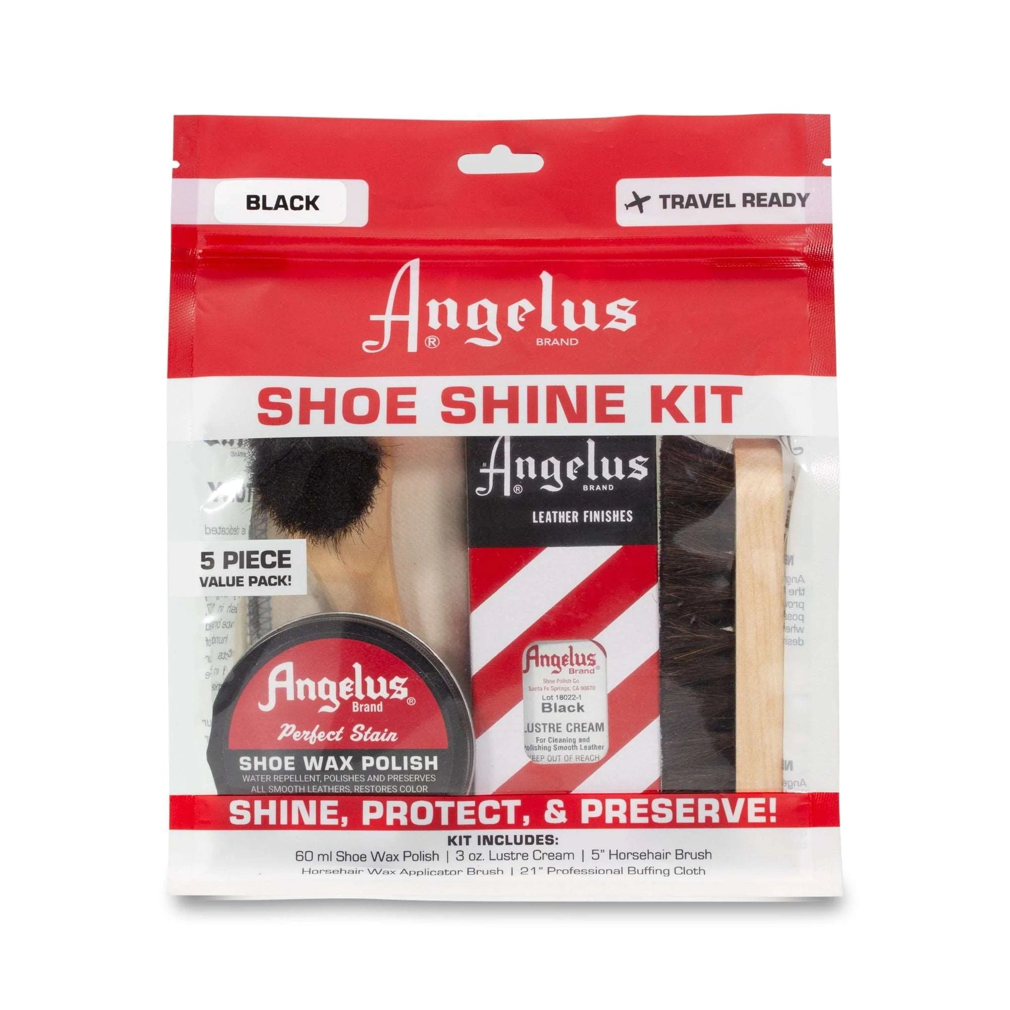Shoe Shine Travel Kit