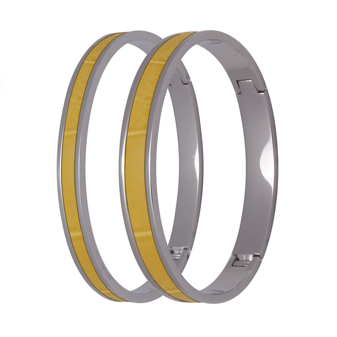 Yellow Genuine Crocodile Bracelet